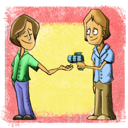 שני ילדים ואקדח