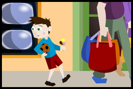 ברחוב החנויות